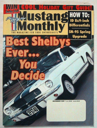 MUSTANG MONTHLY 1999 DEC - SHELBYS, BOSS SHINODA
